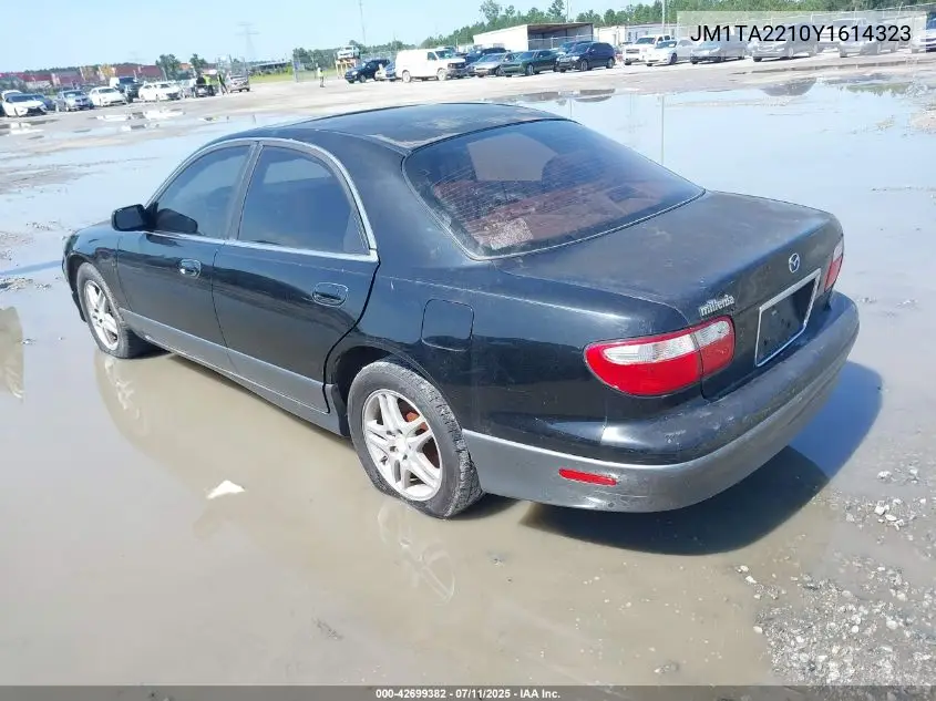 2000 Mazda Millenia VIN: JM1TA2210Y1614323 Lot: 42699382
