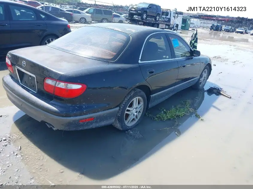 2000 Mazda Millenia VIN: JM1TA2210Y1614323 Lot: 42699382