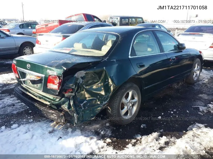 2001 Mazda Millenia P VIN: JM1TA221711701058 Lot: 16756673
