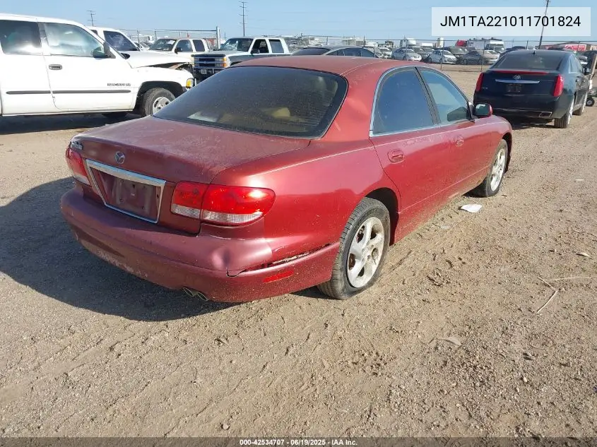 2001 Mazda Millenia P (Premium) VIN: JM1TA221011701824 Lot: 42534707
