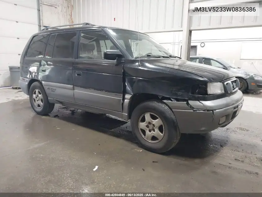 1998 Mazda Mpv Es/Lx VIN: JM3LV5233W0836386 Lot: 42504849