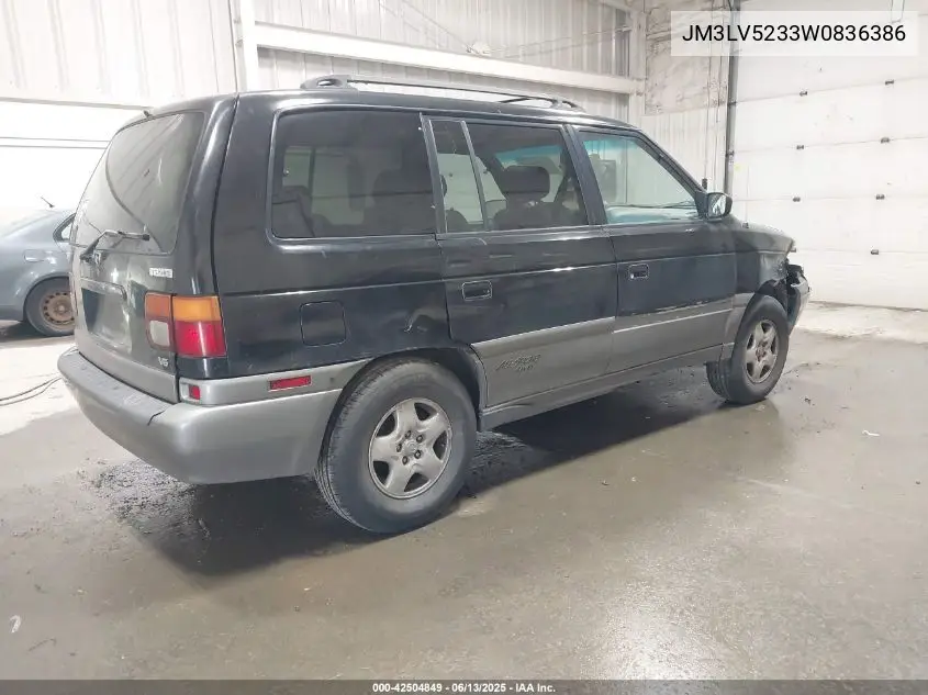1998 Mazda Mpv Es/Lx VIN: JM3LV5233W0836386 Lot: 42504849