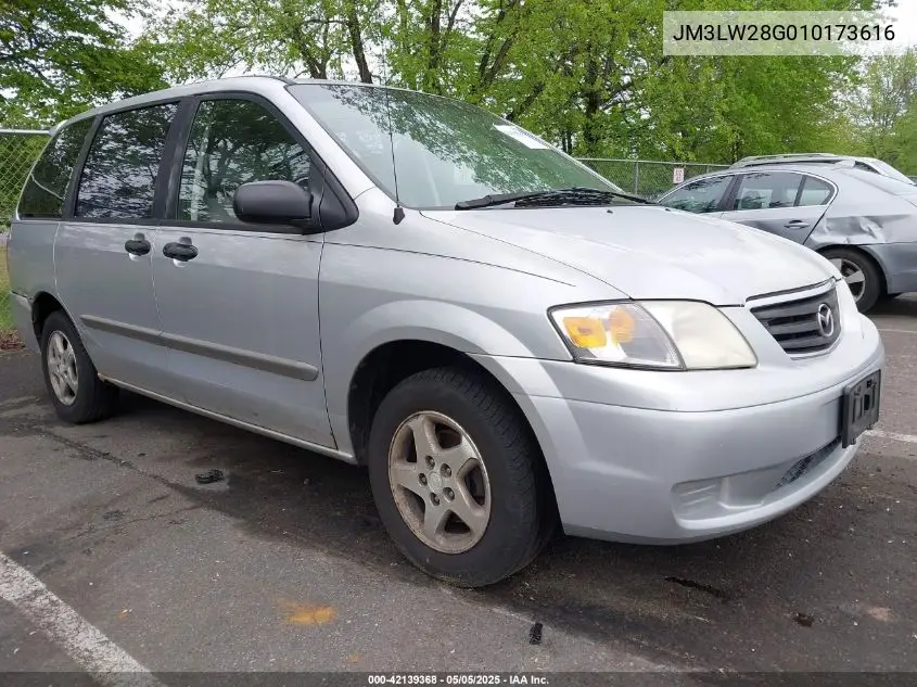 2001 Mazda Mpv Dx/Es/Lx VIN: JM3LW28G010173616 Lot: 42139368