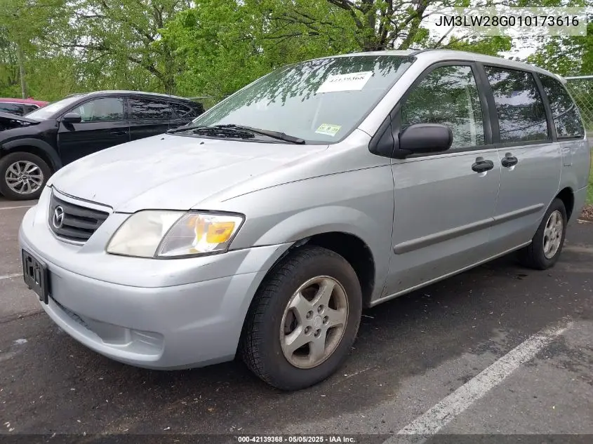 2001 Mazda Mpv Dx/Es/Lx VIN: JM3LW28G010173616 Lot: 42139368