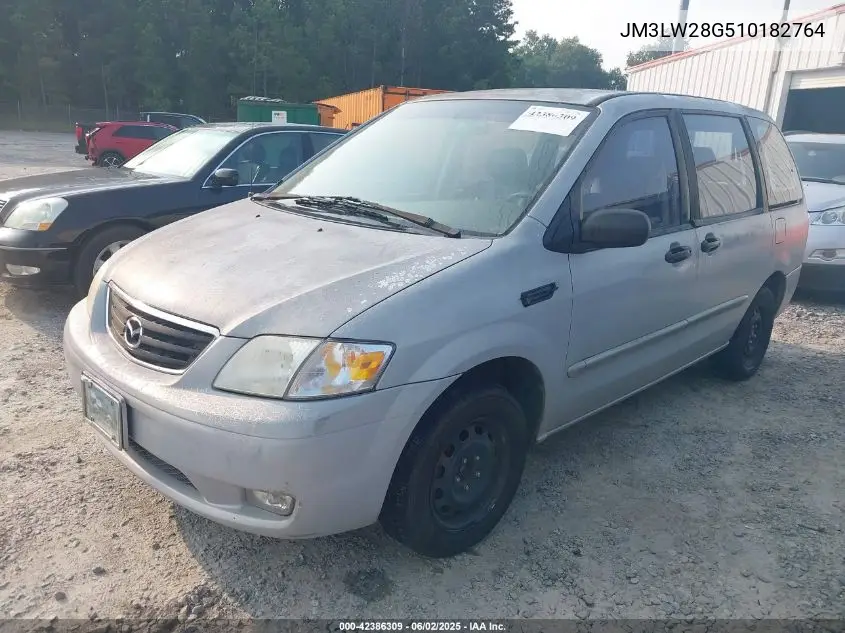 2001 Mazda Mpv Dx/Es/Lx VIN: JM3LW28G510182764 Lot: 42386309