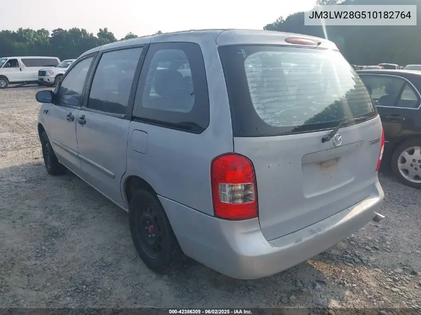 2001 Mazda Mpv Dx/Es/Lx VIN: JM3LW28G510182764 Lot: 42386309