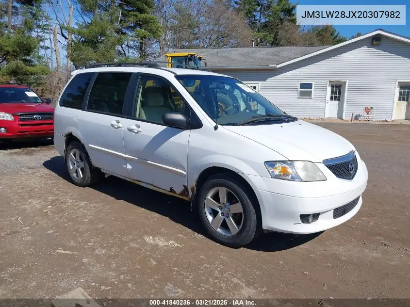 2002 Mazda Mpv Es/Lx VIN: JM3LW28JX20307982 Lot: 41840236