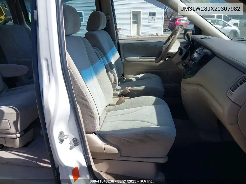 2002 Mazda Mpv Es/Lx VIN: JM3LW28JX20307982 Lot: 41840236