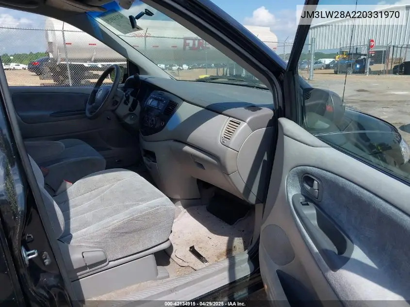 2002 Mazda Mpv Es/Lx VIN: JM3LW28A220331970 Lot: 42134915