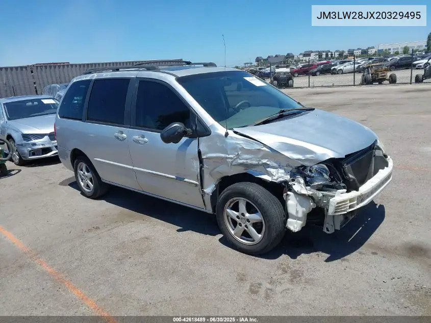 2002 Mazda Mpv Es/Lx VIN: JM3LW28JX20329495 Lot: 42618489