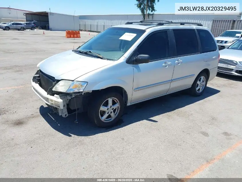 2002 Mazda Mpv Es/Lx VIN: JM3LW28JX20329495 Lot: 42618489