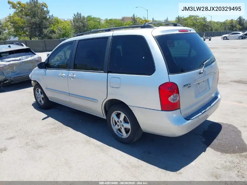 2002 Mazda Mpv Es/Lx VIN: JM3LW28JX20329495 Lot: 42618489