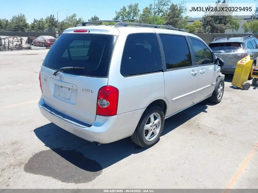 2002 Mazda Mpv Es/Lx VIN: JM3LW28JX20329495 Lot: 42618489