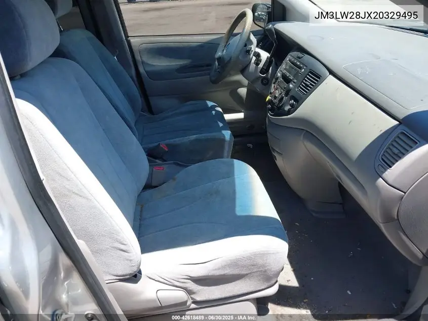 2002 Mazda Mpv Es/Lx VIN: JM3LW28JX20329495 Lot: 42618489