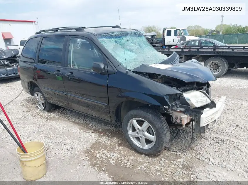 2003 Mazda Mpv Es/Lx/Lx-Sv VIN: JM3LW28A030339809 Lot: 42054982
