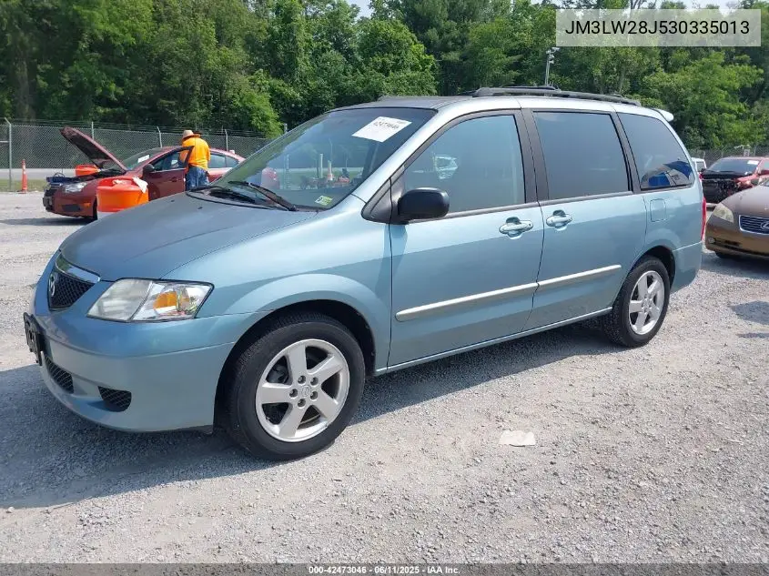 2003 Mazda Mpv Es/Lx/Lx-Sv VIN: JM3LW28J530335013 Lot: 42473046