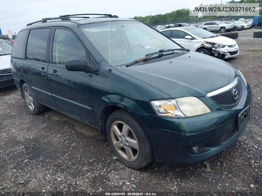 2003 Mazda Mpv Es/Lx/Lx-Sv VIN: JM3LW28J230371662 Lot: 42608164