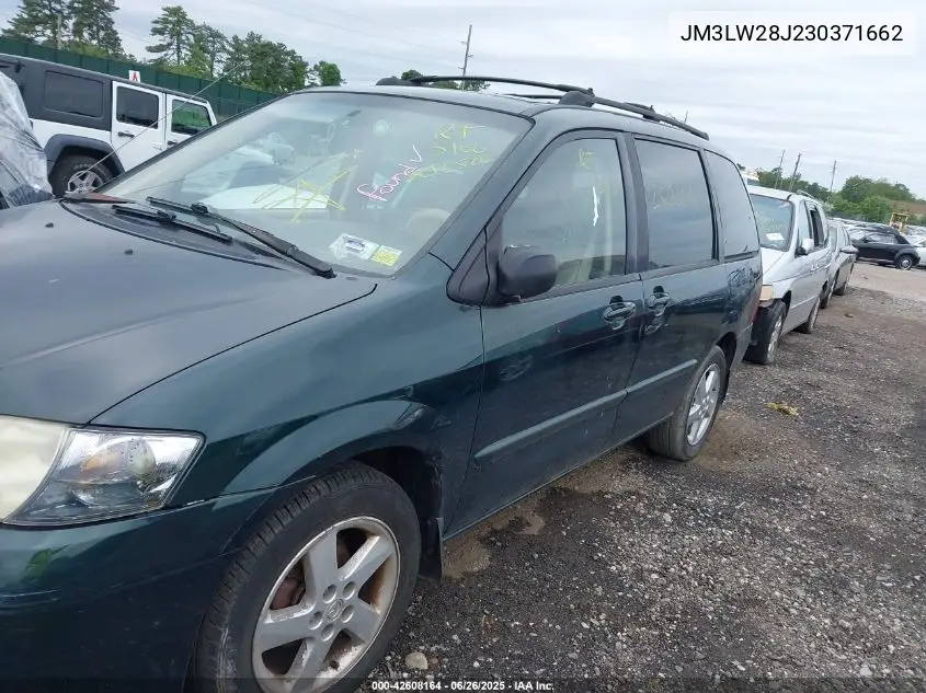 2003 Mazda Mpv Es/Lx/Lx-Sv VIN: JM3LW28J230371662 Lot: 42608164