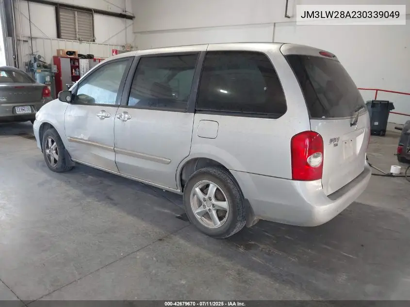 2003 Mazda Mpv Es/Lx/Lx-Sv VIN: JM3LW28A230339049 Lot: 42679670
