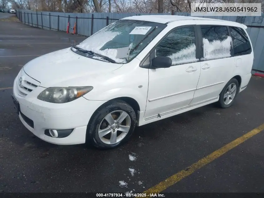 2005 Mazda Mpv Es VIN: JM3LW28J650541962 Lot: 41797934