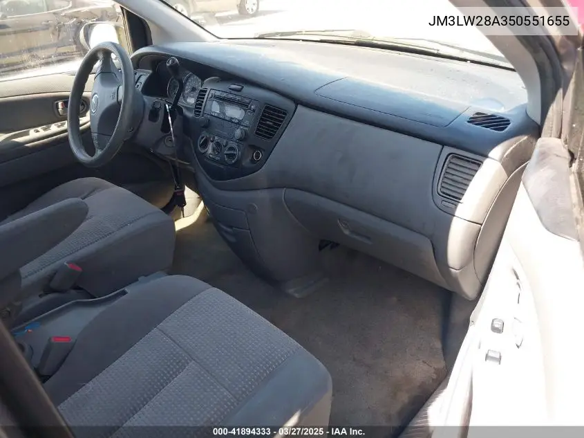 2005 Mazda Mpv Lx-Sv VIN: JM3LW28A350551655 Lot: 41894333