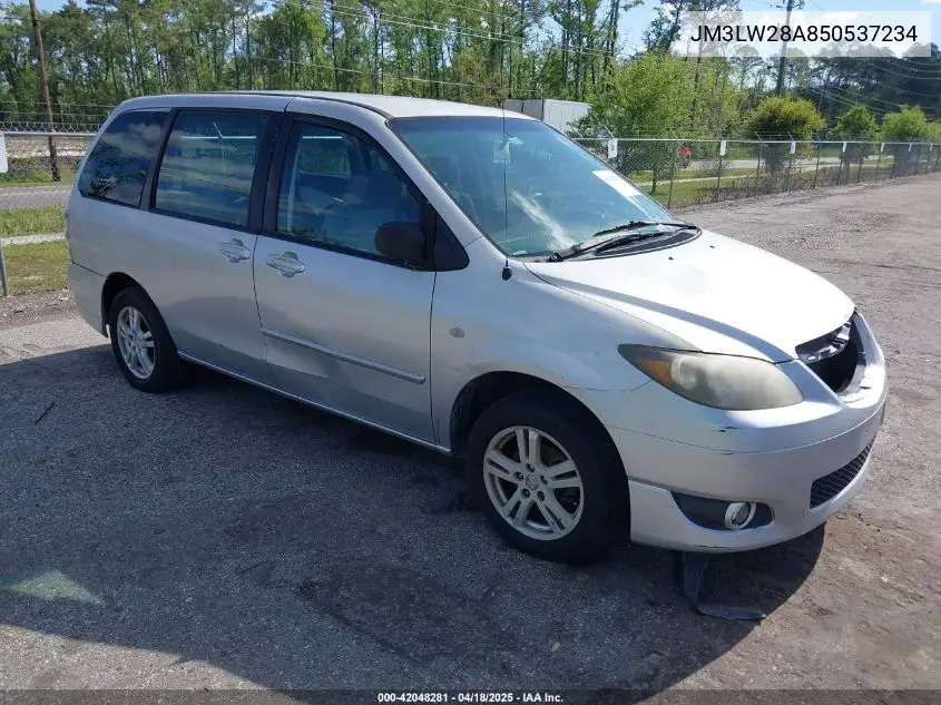 2005 Mazda Mpv Lx VIN: JM3LW28A850537234 Lot: 42048281