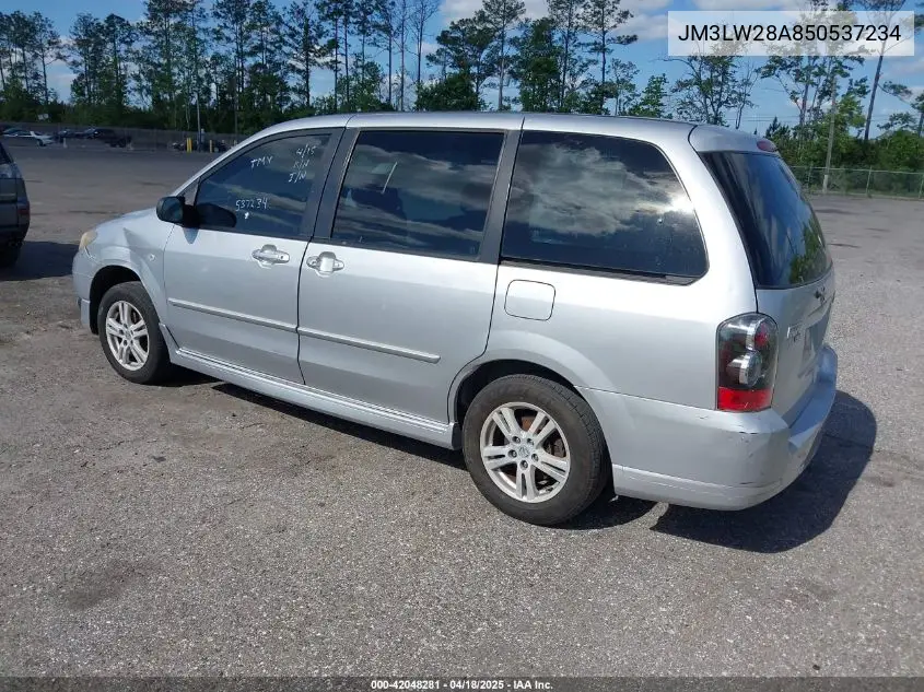 2005 Mazda Mpv Lx VIN: JM3LW28A850537234 Lot: 42048281
