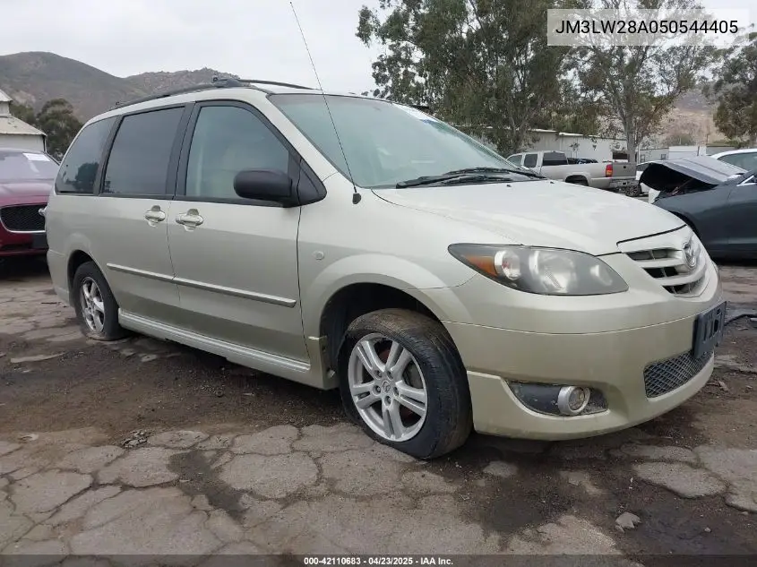 2005 Mazda Mpv Lx VIN: JM3LW28A050544405 Lot: 42110683