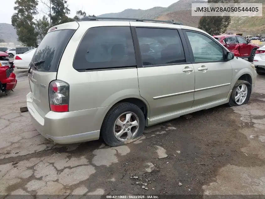 2005 Mazda Mpv Lx VIN: JM3LW28A050544405 Lot: 42110683