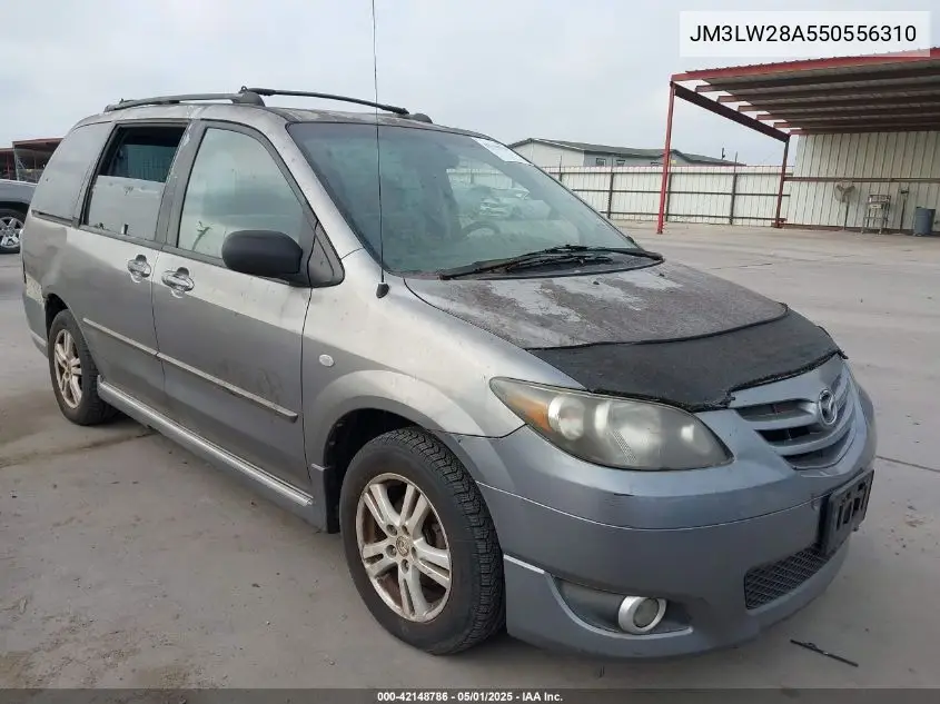 2005 Mazda Mpv Lx VIN: JM3LW28A550556310 Lot: 42148786