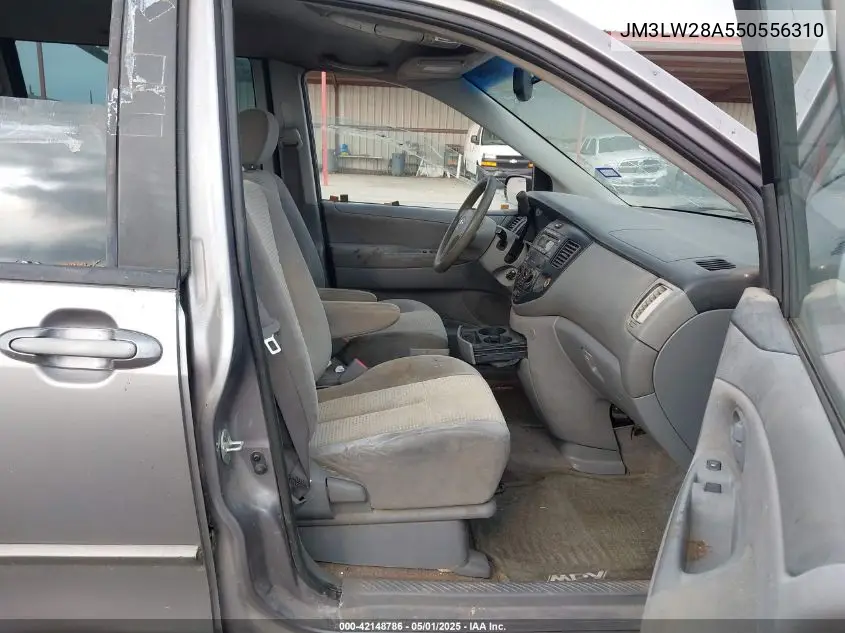 2005 Mazda Mpv Lx VIN: JM3LW28A550556310 Lot: 42148786