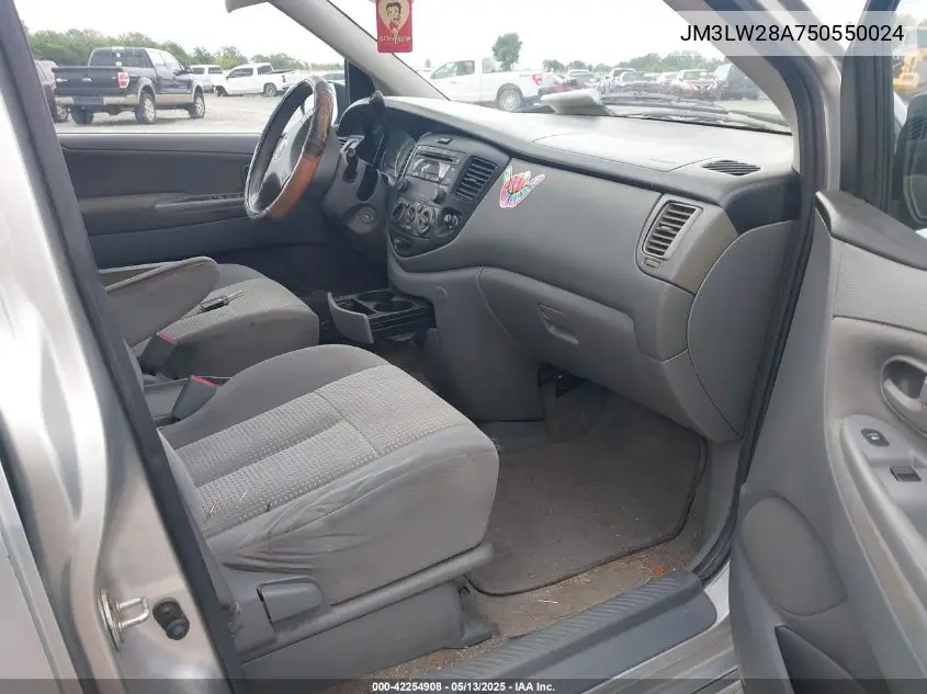 2005 Mazda Mpv Lx VIN: JM3LW28A750550024 Lot: 42254908