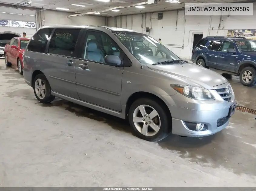 2005 Mazda Mpv Es VIN: JM3LW28J950539509 Lot: 42679010