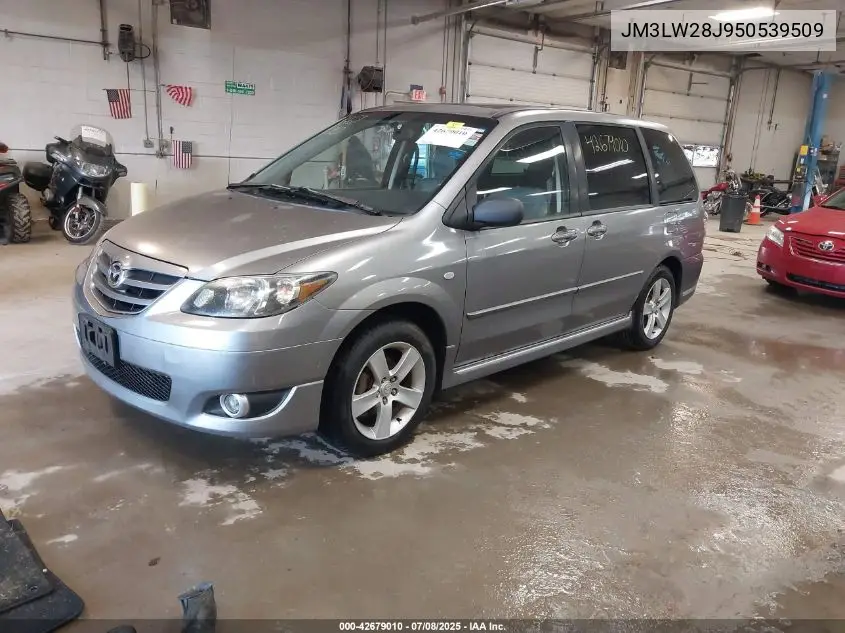 2005 Mazda Mpv Es VIN: JM3LW28J950539509 Lot: 42679010