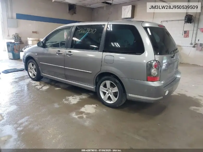 2005 Mazda Mpv Es VIN: JM3LW28J950539509 Lot: 42679010