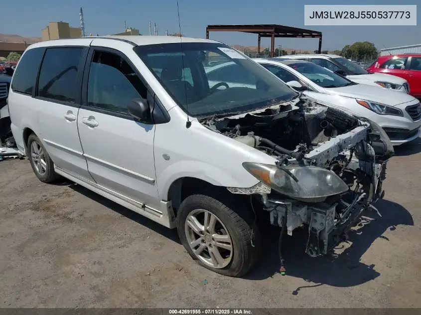 2005 Mazda Mpv Lx VIN: JM3LW28J550537773 Lot: 42691955