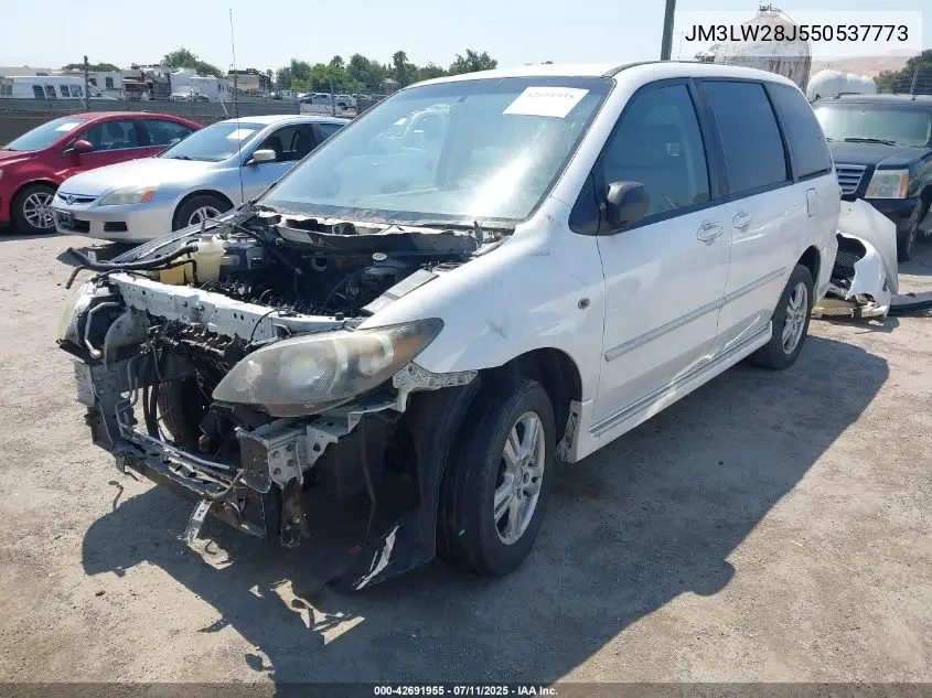 2005 Mazda Mpv Lx VIN: JM3LW28J550537773 Lot: 42691955
