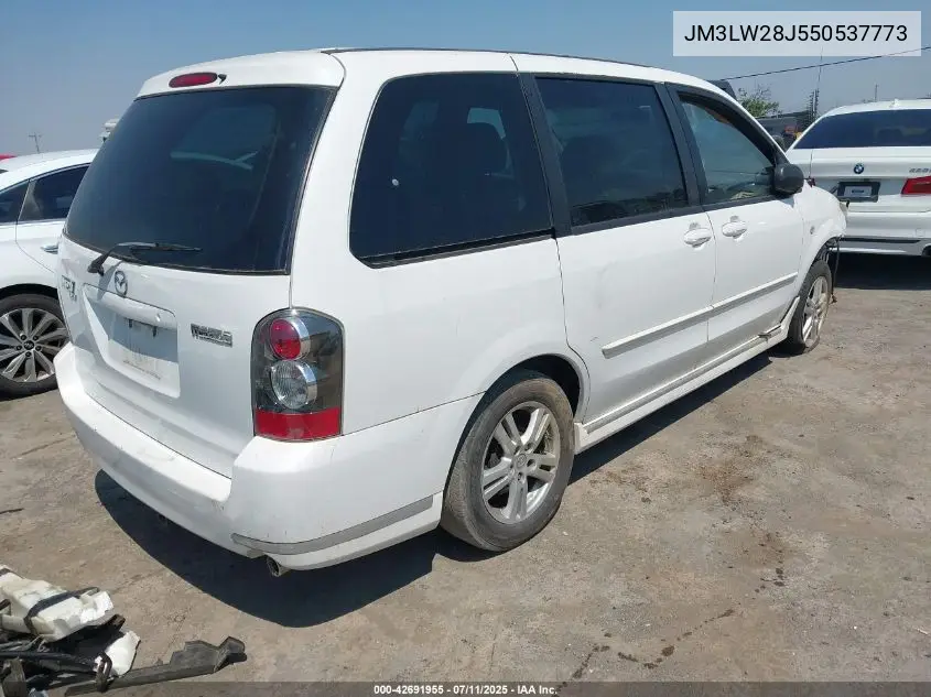 2005 Mazda Mpv Lx VIN: JM3LW28J550537773 Lot: 42691955