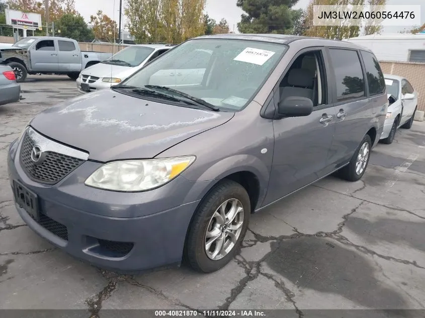 2006 Mazda Mpv VIN: JM3LW2A060564476 Lot: 40821870