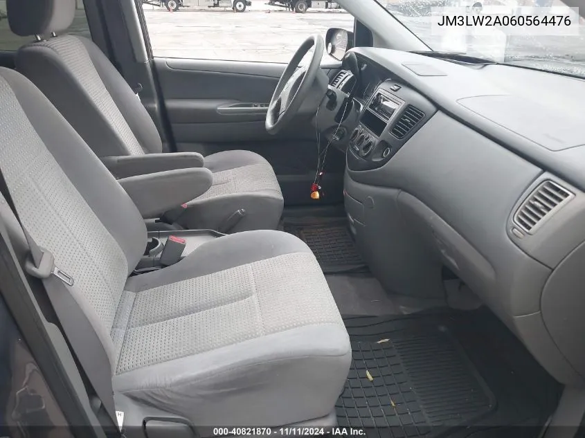 2006 Mazda Mpv VIN: JM3LW2A060564476 Lot: 40821870