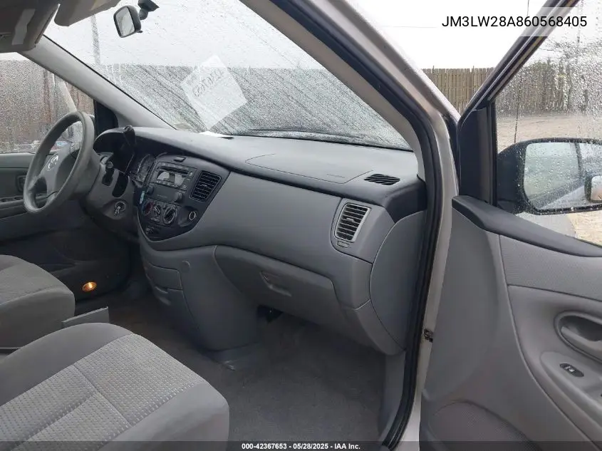 2006 Mazda Mpv Lx-Sv VIN: JM3LW28A860568405 Lot: 42367653