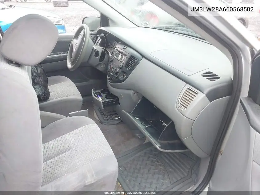 2006 Mazda Mpv Lx-Sv VIN: JM3LW28A660568502 Lot: 42382179