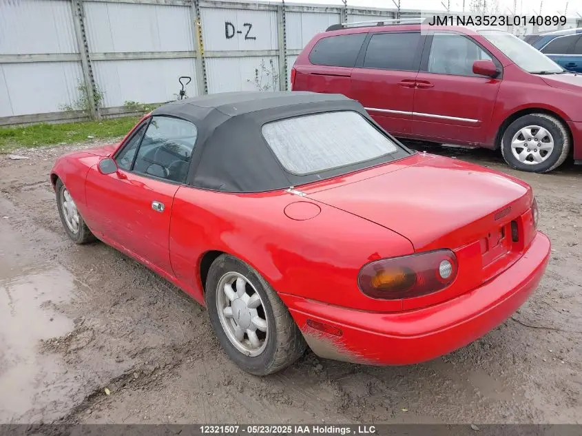 1990 Mazda Mx-5 Miata VIN: JM1NA3523L0140899 Lot: 12321507
