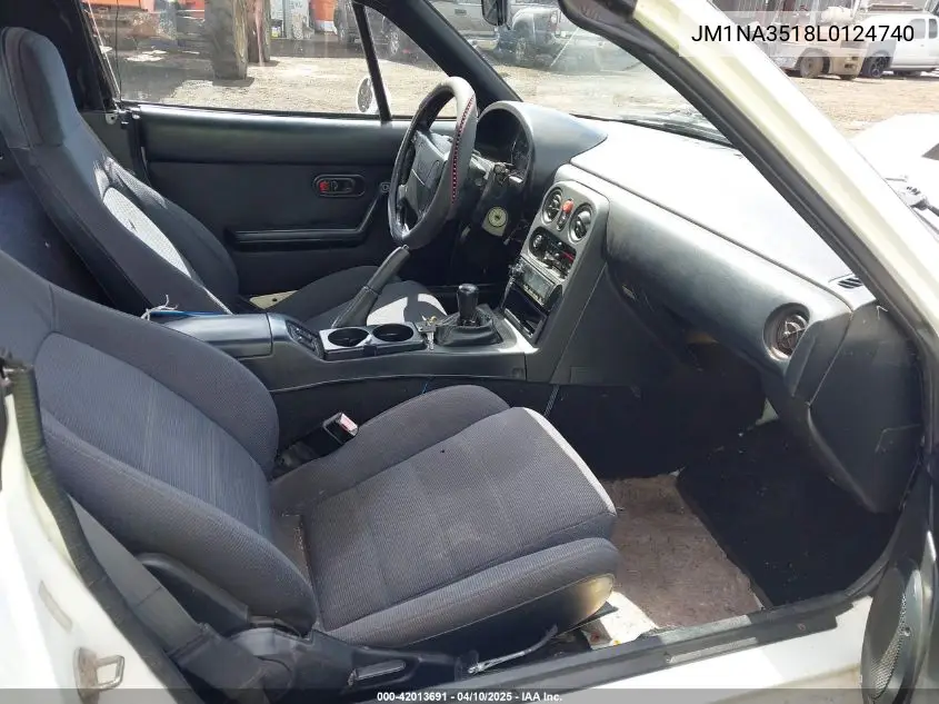 1990 Mazda Mx-5 Miata VIN: JM1NA3518L0124740 Lot: 42013691