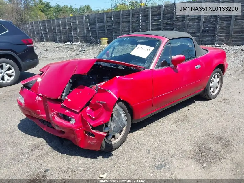 1990 Mazda Mx-5 Miata VIN: JM1NA351XL0133200 Lot: 42219685