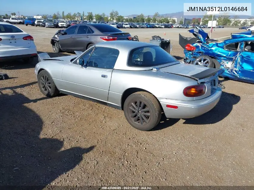 1990 Mazda Mx-5 Miata VIN: JM1NA3512L0146684 Lot: 42306385