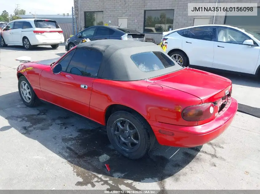 1990 Mazda Mx-5 Miata VIN: JM1NA3516L0156098 Lot: 42500112
