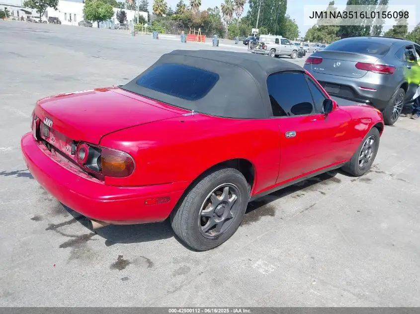 1990 Mazda Mx-5 Miata VIN: JM1NA3516L0156098 Lot: 42500112