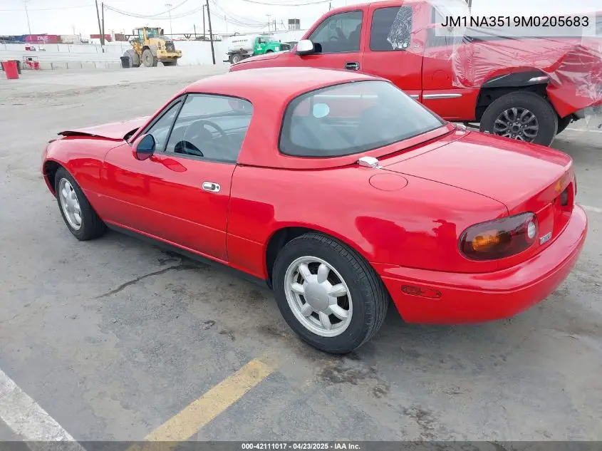 1991 Mazda Mx-5 Miata VIN: JM1NA3519M0205683 Lot: 42111017