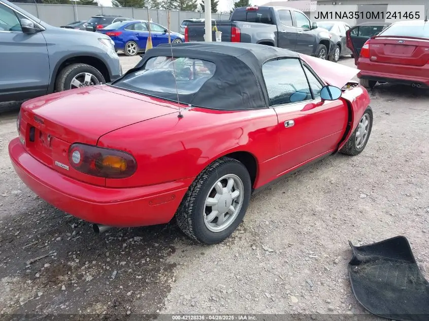 1991 Mazda Mx-5 Miata VIN: JM1NA3510M1241465 Lot: 42128336